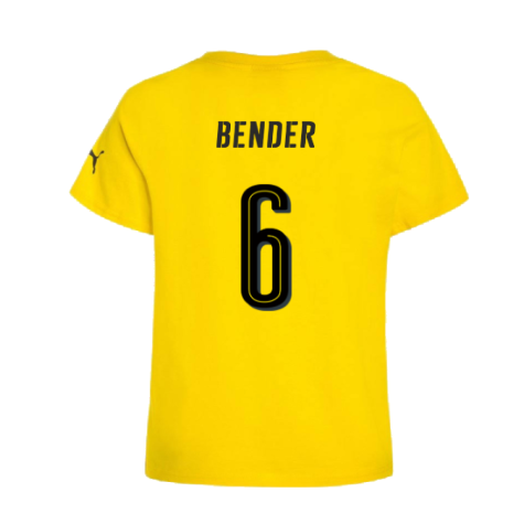 Borussia Dortmund 2016-17 Puma German Cup T Shirt (L) (Bender 6) (BNWT)