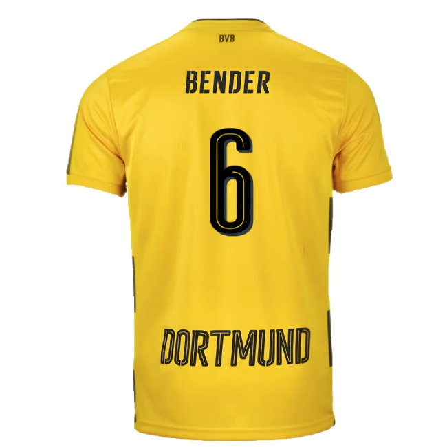 Borussia Dortmund 2017-18 Home Shirt (S) (Very Good) (Bender 6)