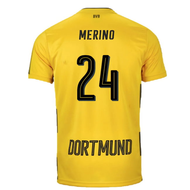 Borussia Dortmund 2017-18 Home Shirt (S) (Very Good) (Merino 24)