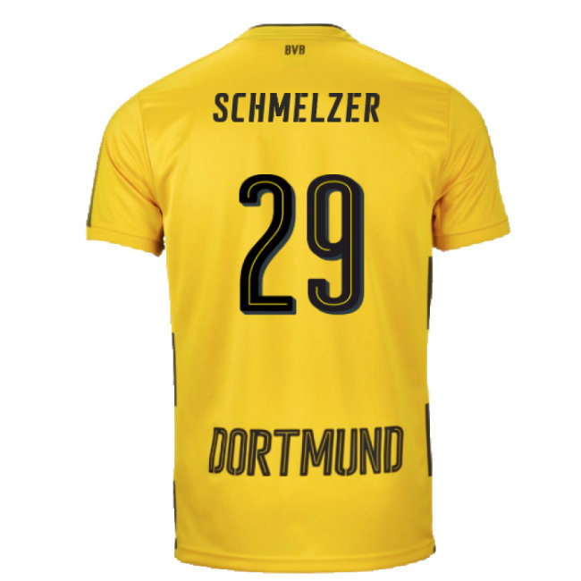 Borussia Dortmund 2017-18 Home Shirt (S) (Very Good) (Schmelzer 29)