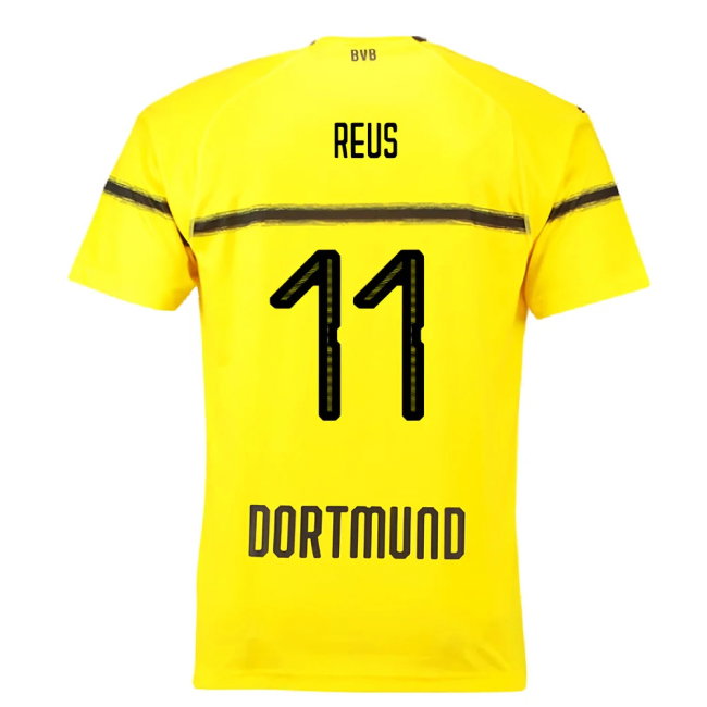 Borussia Dortmund 2018-19 European/Cup Home Shirt (L) (Very Good) (Reus 11)