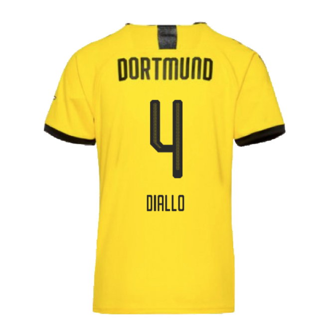 Borussia Dortmund 2019-20 Home Shirt (L) (Excellent) (DIALLO 4)