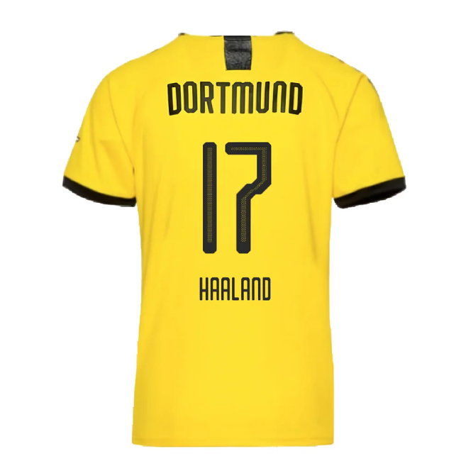 Borussia Dortmund 2019-20 Home Shirt (L) (Excellent) (Haaland 17)