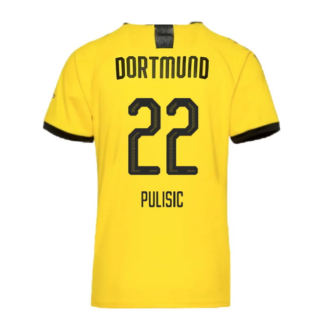 Borussia Dortmund 2019-20 Home Shirt (L) (Excellent) (PULISIC 22)