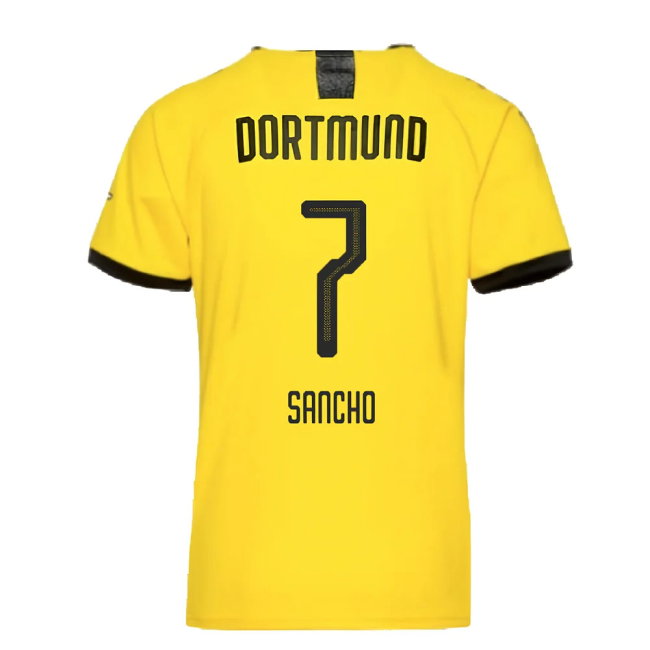 Borussia Dortmund 2019-20 Home Shirt (L) (Excellent) (SANCHO 7)