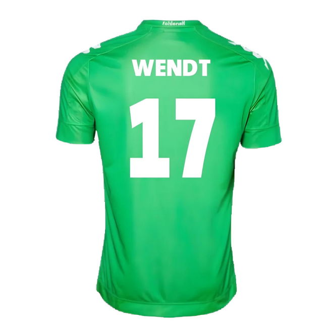 Borussia Monchengladbach 2016-18 Away Shirt ((Very Good) XL) (Wendt 17)