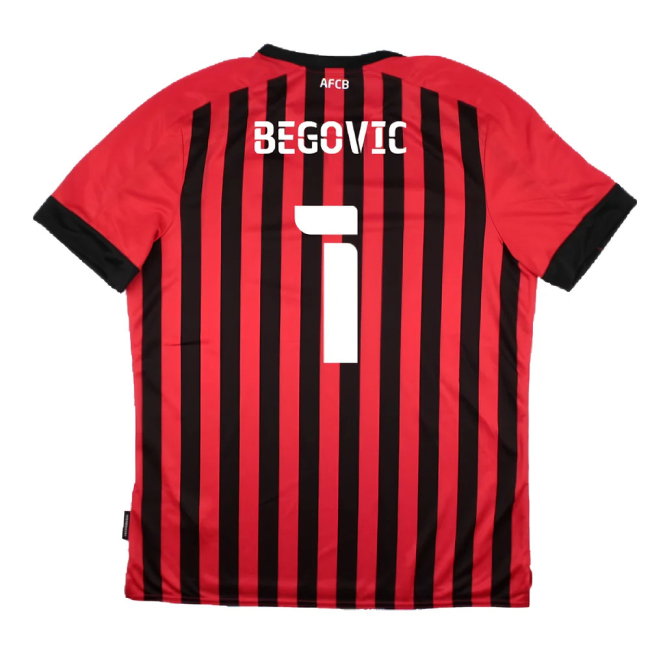 Bourenmouth 2021-22 Home Shirt (Sponsorless) (S) (Mint) (Begovic 1)
