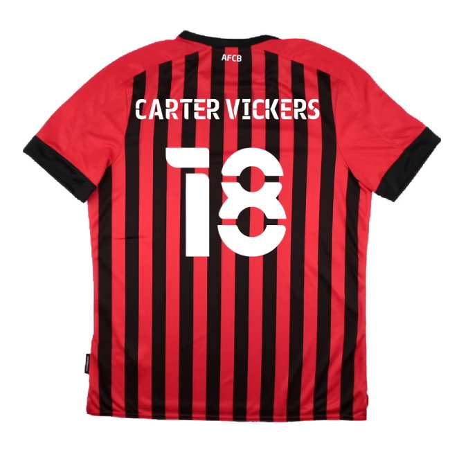 Bourenmouth 2021-22 Home Shirt (Sponsorless) (M) (Mint) (Carter Vickers 18)