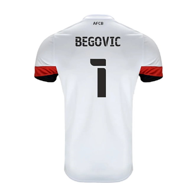 Bournemouth 2021-22 Away Shirt (Sponsorless) (XXL) (Begovic 1) (Excellent)