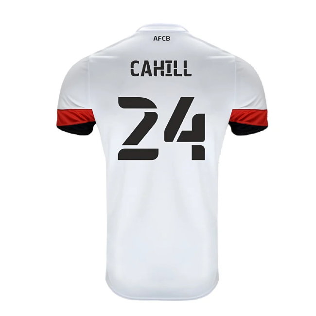 Bournemouth 2021-22 Away Shirt (Sponsorless) (XXL) (Cahill 24) (Excellent)