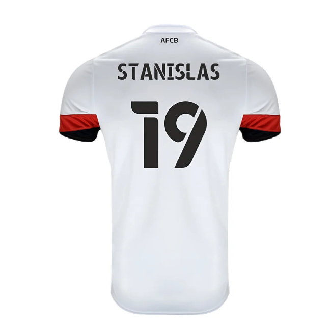 Bournemouth 2021-22 Away Shirt (Sponsorless) (XXL) (Stanislas 19) (Excellent)