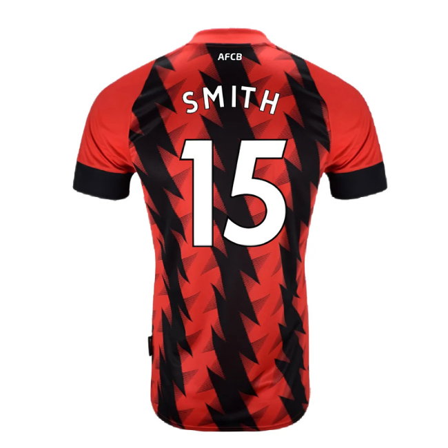 Bournemouth 2022-23 Home Shirt (Sponsorless) (L) (SMITH 15) (Excellent)