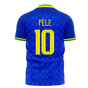 Brazil 2021-2022 Away Concept Football Kit (Fans Culture) (PELE 10)