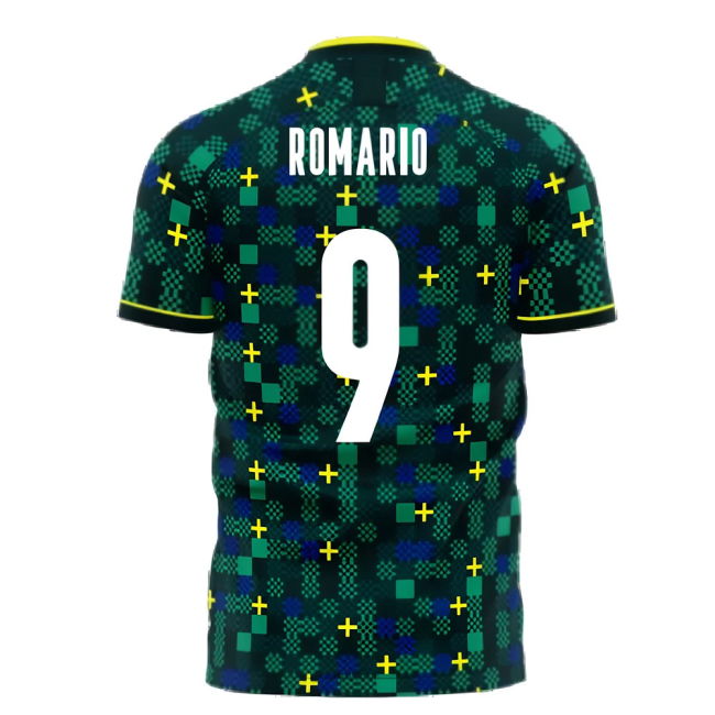 Brazil 2025-2026 Third Concept Football Kit (Libero) (ROMARIO 9)