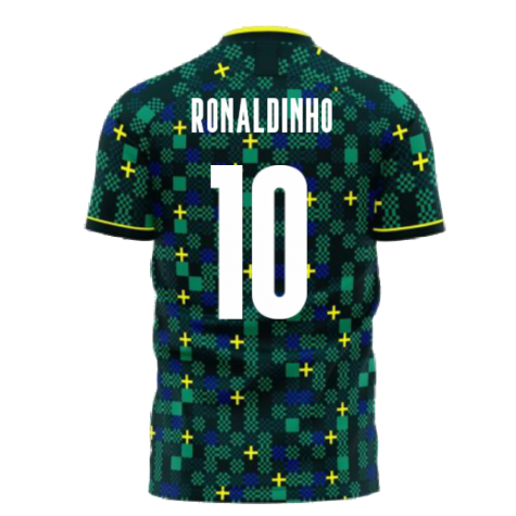 Brazil 2023-2024 Third Concept Football Kit (Libero) (RONALDINHO 10)
