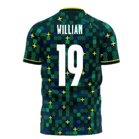 Brazil 2023-2024 Third Concept Football Kit (Libero) (WILLIAN 19)
