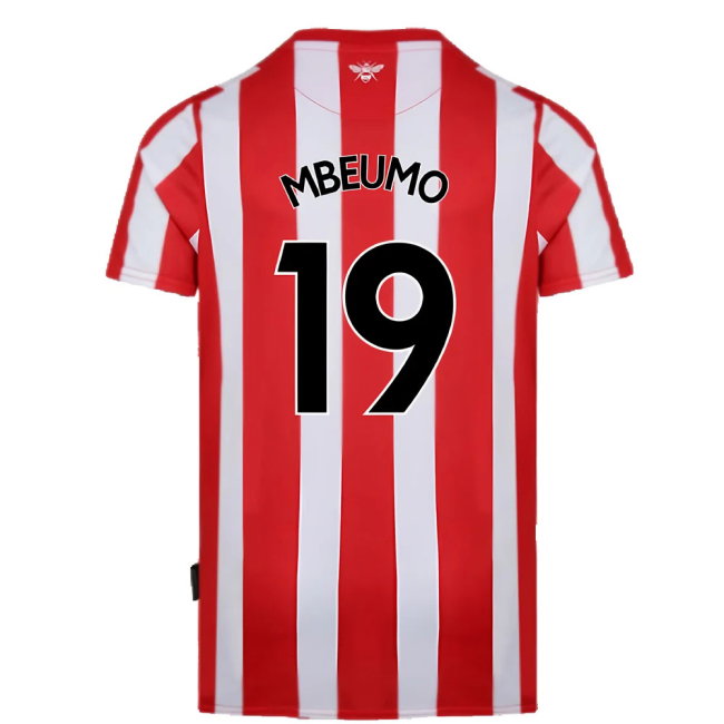 Brentford 2021-23 Home Shirt (L) (Mint) (MBEUMO 19)