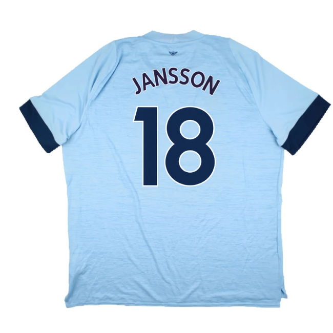 Brentford 2022-24 Away Shirt (Sponsorless) (3XL) (Excellent) (JANSSON 18)
