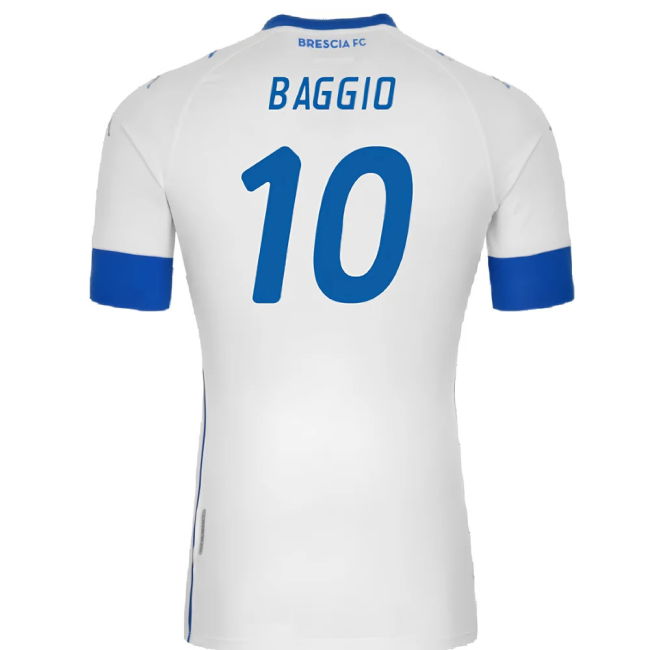 Brescia 2020-21 Away Shirt (Sponsorless) (XL) (BAGGIO 10) (Mint)