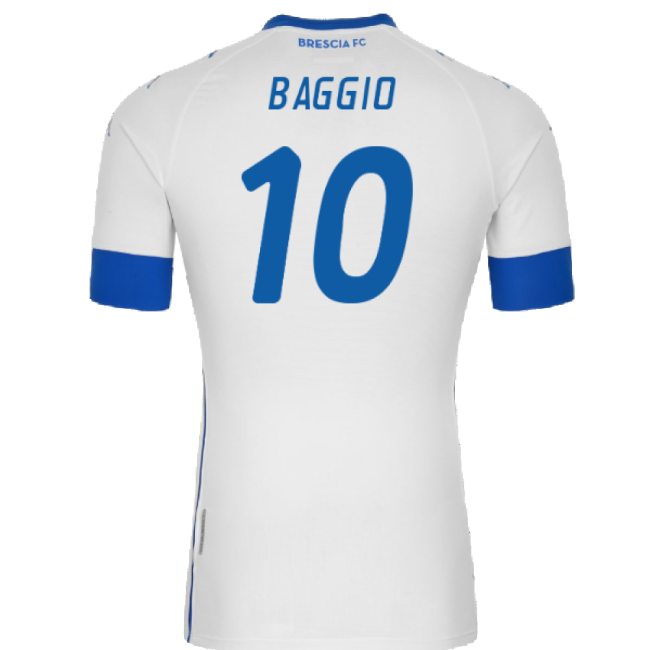 Brescia 2020-21 Away Shirt (Sponsorless) (XL) (BAGGIO 10) (Mint)