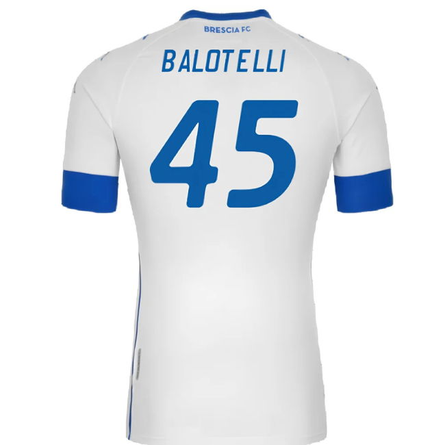 Brescia 2020-21 Away Shirt (Sponsorless) (XL) (BALOTELLI 45) (Mint)