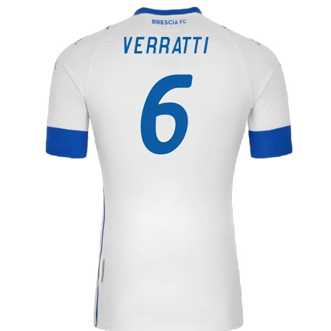 Brescia 2020-21 Away Shirt (Sponsorless) (XL) (VERRATTI 6) (Mint)