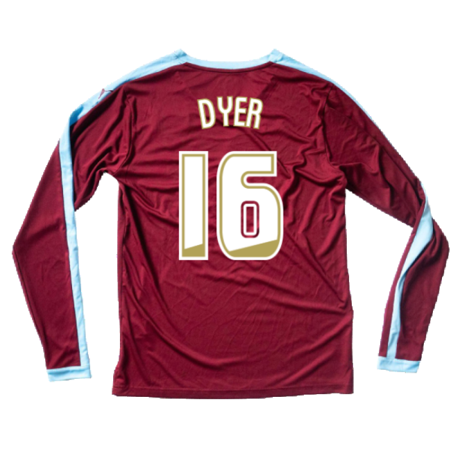 Burnley 2015-16 Long Sleeve Home Shirt ((Excellent) S) (Dyer 16)