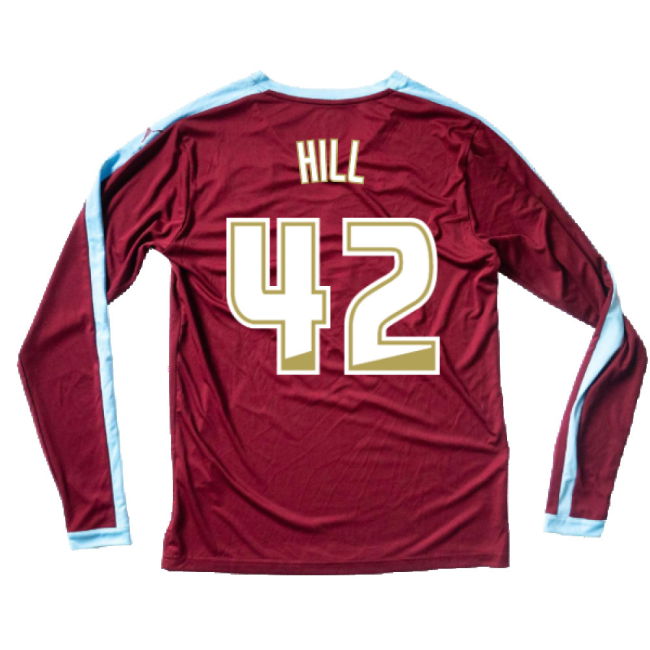Burnley 2015-16 Long Sleeve Home Shirt ((Excellent) S) (Hill 42)