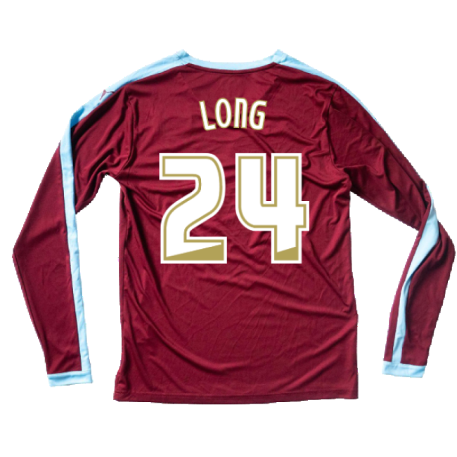 Burnley 2015-16 Long Sleeve Home Shirt ((Excellent) S) (Long 24)