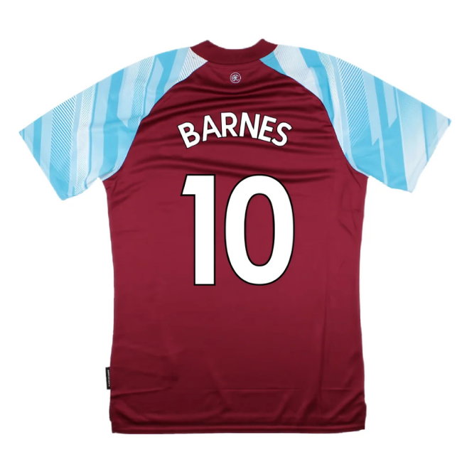 Burnley 2021-22 Home Shirt (Sponsorless) (S) (BARNES 10) (Mint)