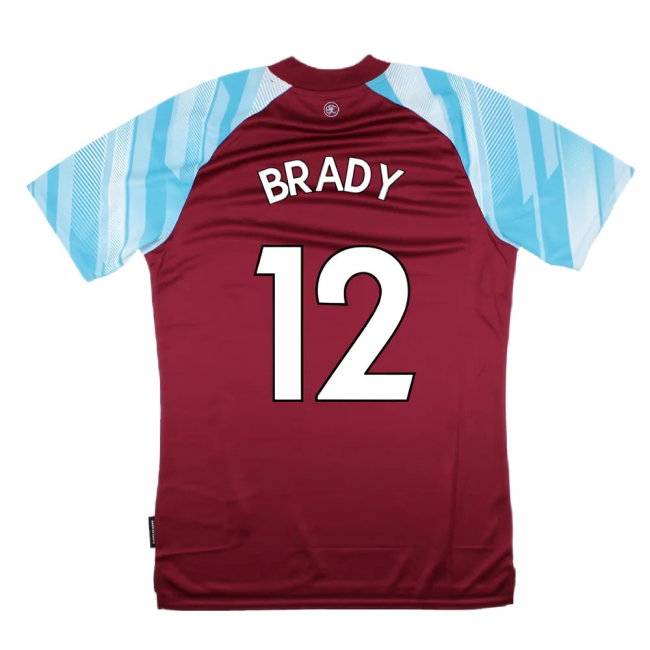 Burnley 2021-22 Home Shirt (Sponsorless) (S) (BRADY 12) (Mint)