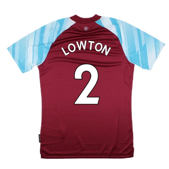 Burnley 2021-22 Home Shirt (Sponsorless) (M) (LOWTON 2) (Mint)