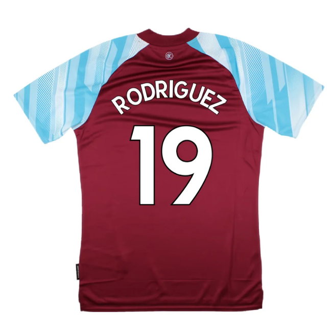 Burnley 2021-22 Home Shirt (Sponsorless) (M) (RODRIGUEZ 19) (Mint)
