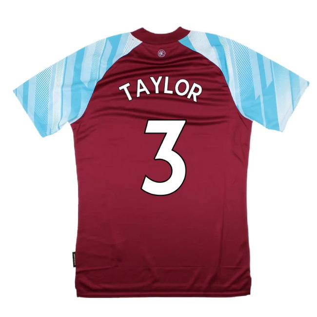 Burnley 2021-22 Home Shirt (Sponsorless) (M) (TAYLOR 3) (Mint)