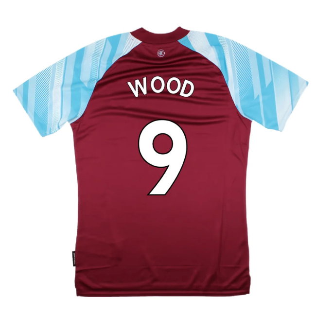 Burnley 2021-22 Home Shirt (Sponsorless) (M) (WOOD 9) (Mint)