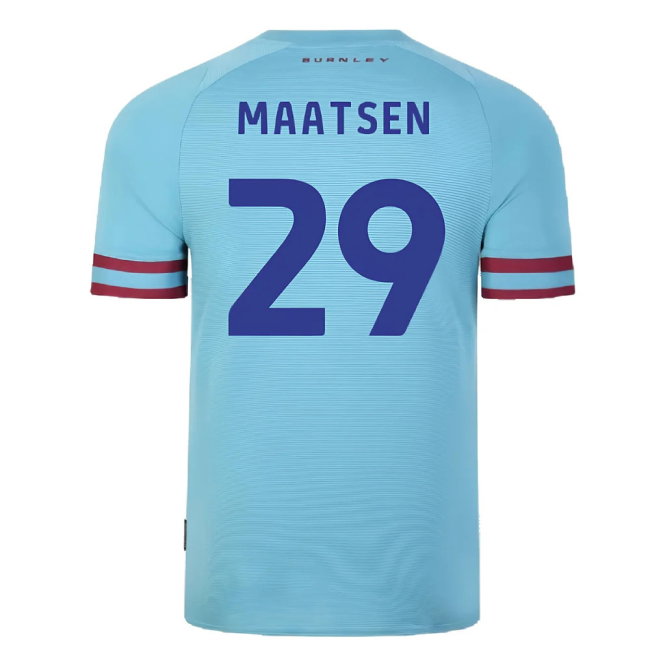 Burnley 2022-23 Away Shirt (Sponsorless) (XXL) (Excellent) (MAATSEN 29)