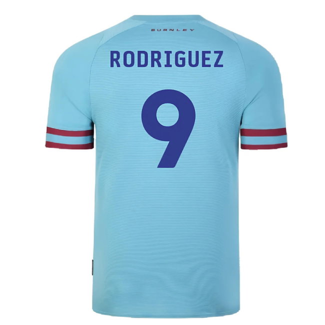 Burnley 2022-23 Away Shirt (Sponsorless) (M) (Mint) (RODRIGUEZ 9)