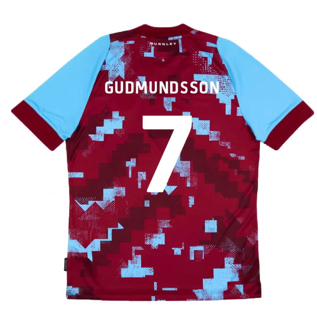 Burnley 2022-23 Home Shirt (L) (Mint) (GUDMUNDSSON 7)