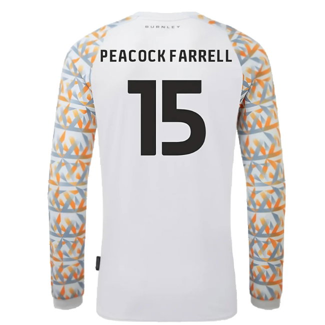Burnley 2022-23 Long Sleeve Goalkeeper Third Shirt (XL) (Excellent) (Peacock Farrell 15)