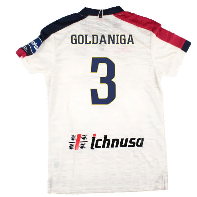 Cagliari 2022-23 Away Shirt (S) (Goldaniga 3) (BNWT)