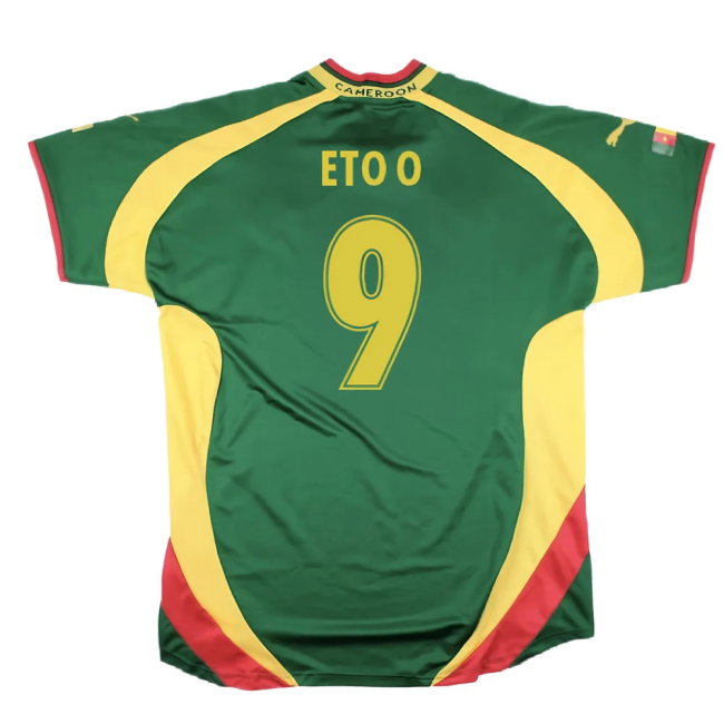 Cameroon 2000-02 Home Shirt (XL) (Very Good) (Eto O 9)