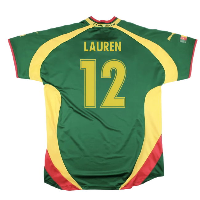 Cameroon 2000-02 Home Shirt (XL) (Very Good) (Lauren 12)