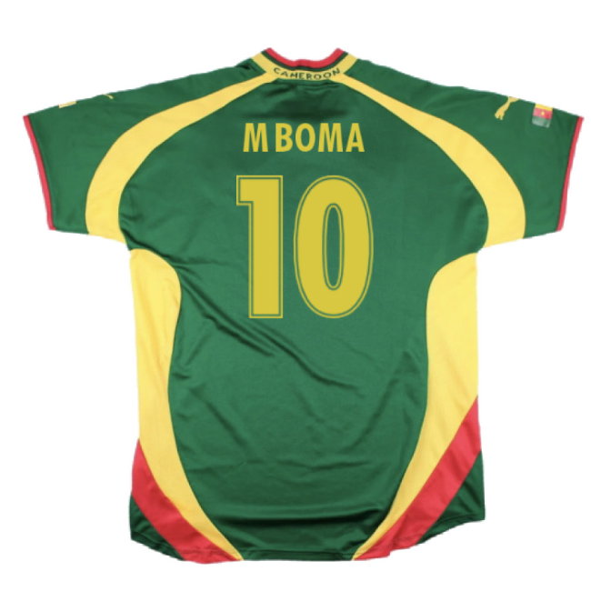 Cameroon 2000-02 Home Shirt (XL) (Very Good) (M Boma 10)