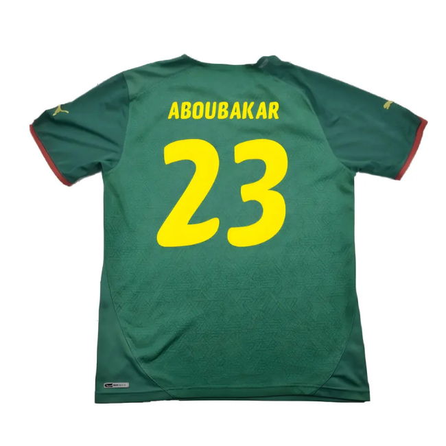 Cameroon 2010-11 Home Shirt ((Excellent) L) (Aboubakar 23)