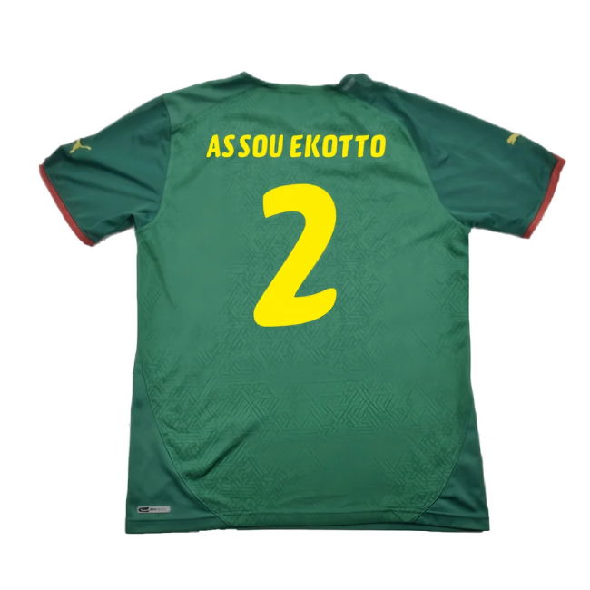 Cameroon 2010-11 Home Shirt ((Excellent) L) (Assou Ekotto 2)
