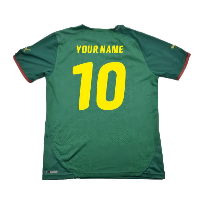 Cameroon 2010-11 Home Shirt ((Excellent) L) (Your Name)