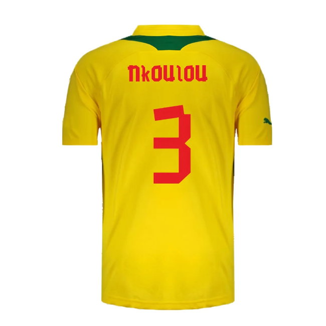 Cameroon 2012-13 Authentic Away Shirt (L) (Mint) (Nkoulou 3)