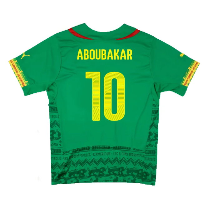 Cameroon 2014-15 Home Shirt (Excellent) (Aboubakar 10)