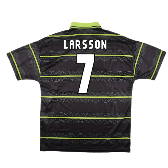 Celtic 1998-1999 Away Shirt (XL) (Excellent) (Larsson 7)