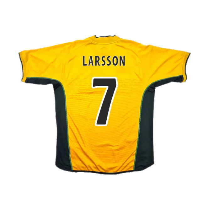Celtic 2002-03 Away Shirt (Excellent) (Larsson 7)